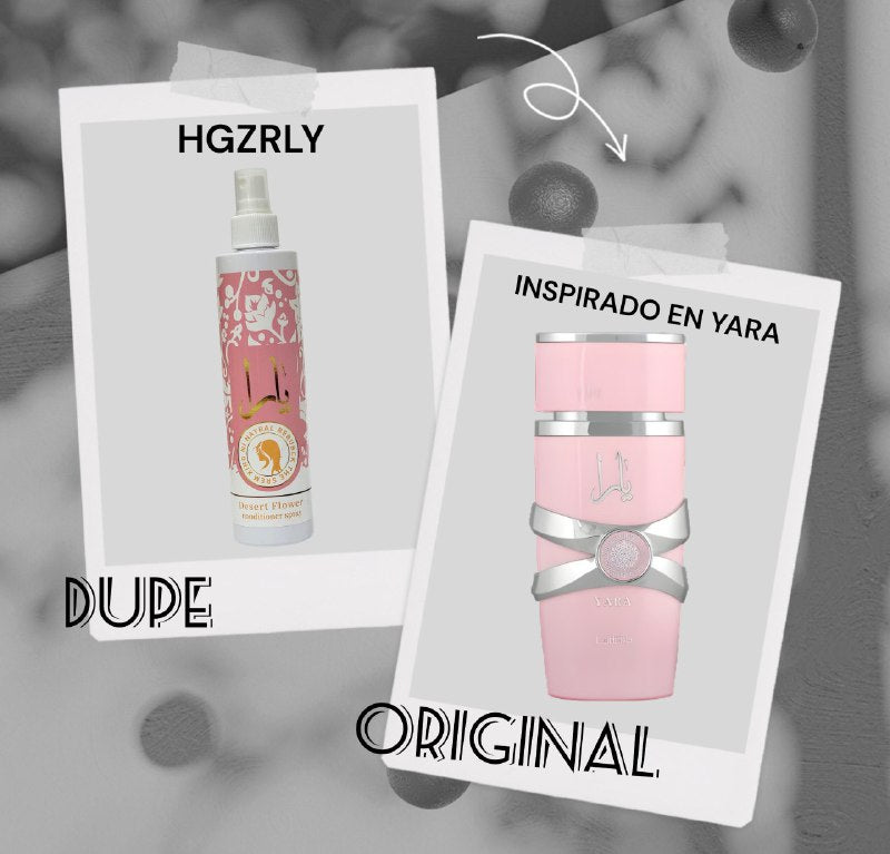 ACONDICIONADOR PARA EL CABELLO EN SPRAY HGZRLY DESERT FLOWER 250ML DUPE DE LATTAFA YARA