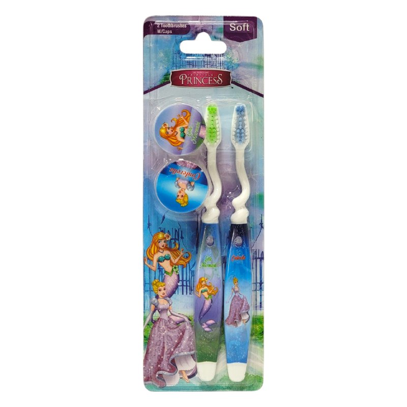 CEPILLO DE DIENTES EN SET DE 2UND PARA NIÑAS FAIRTALE PRINCESS
