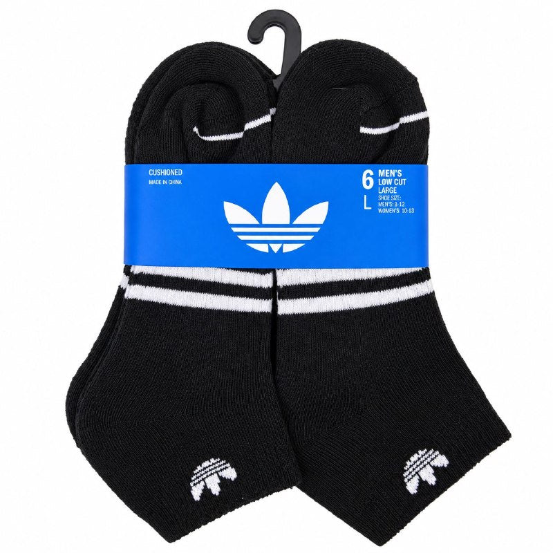 CALCETA TOBILLERA ORIGINAL ADIDAS 6 PARES TALLA MUJER 10-13 TALLA HOMBRE 8-12