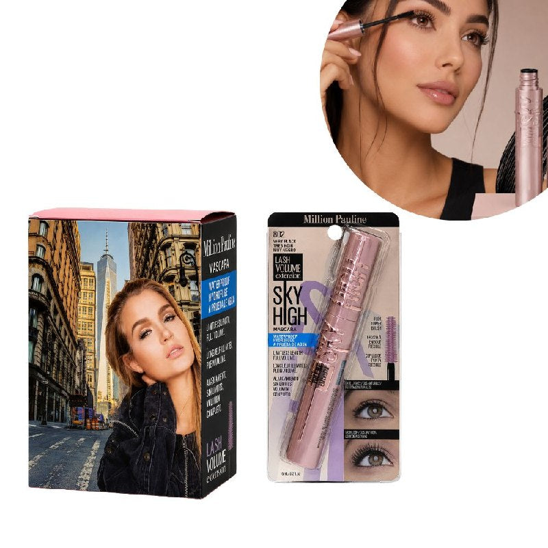 RIMEL LIQUIDO IMPERMEABLE ALARGADOR Y VOLUMIZADOR MILLION PAULINE 6ML (DUPE MAYBELLINE)