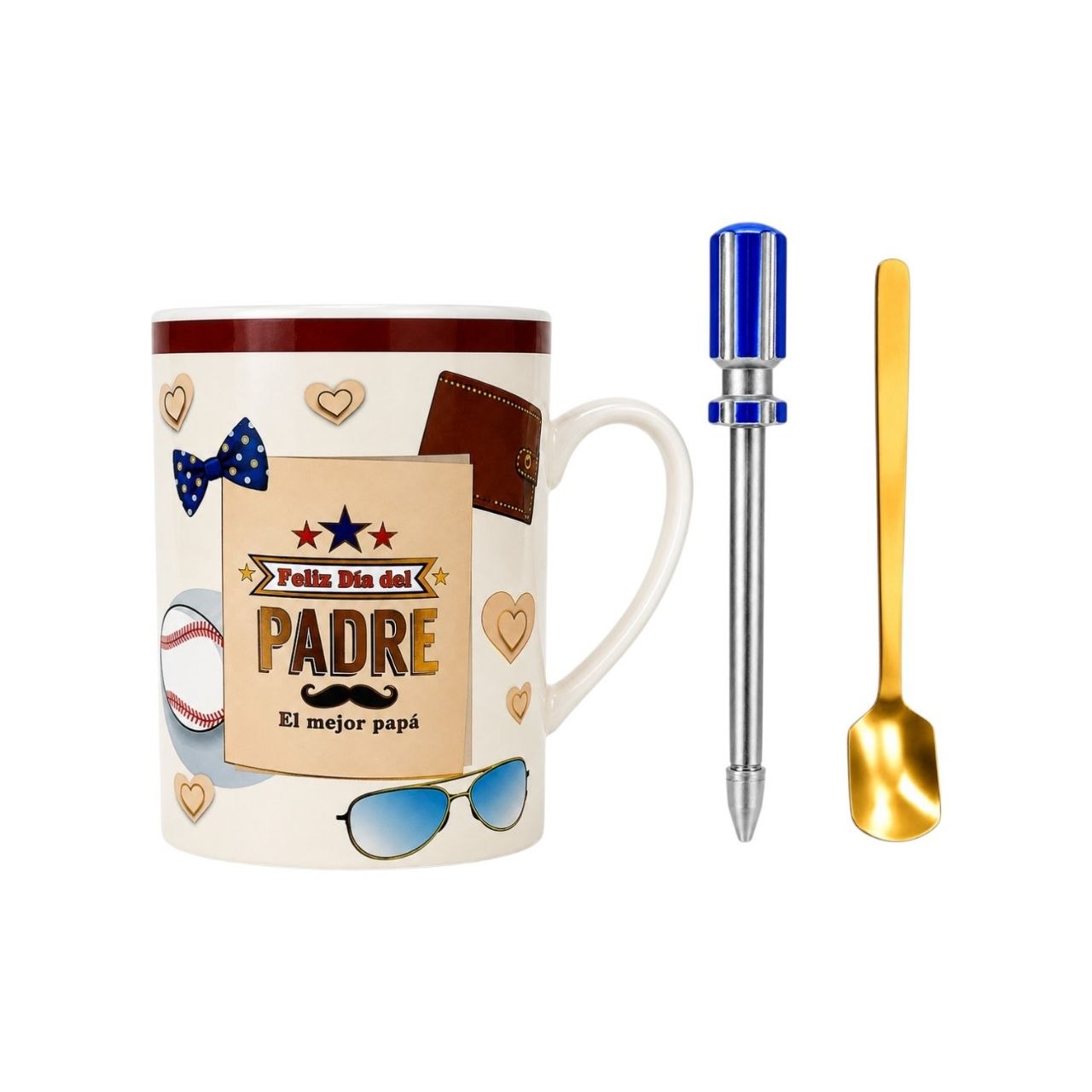 SET DE REGALO DÍA DEL ABUELO BENELI HOME 3PCS