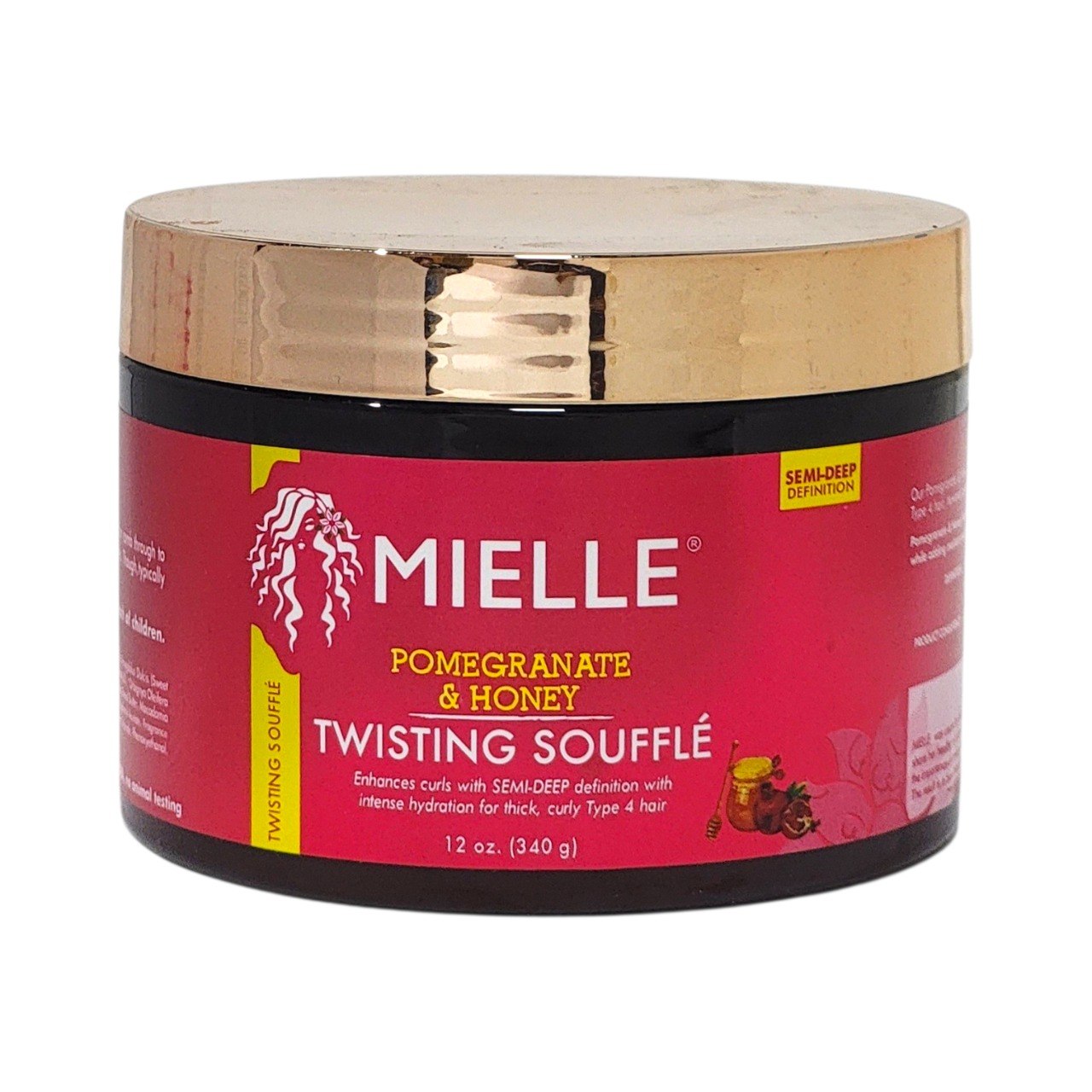 CREMA PARA PEINAR PARA DEFINICION DE TRENZAS Y TWISTS CON EXTRACTO DE GRANADA Y MIEL MIELLE 340GML