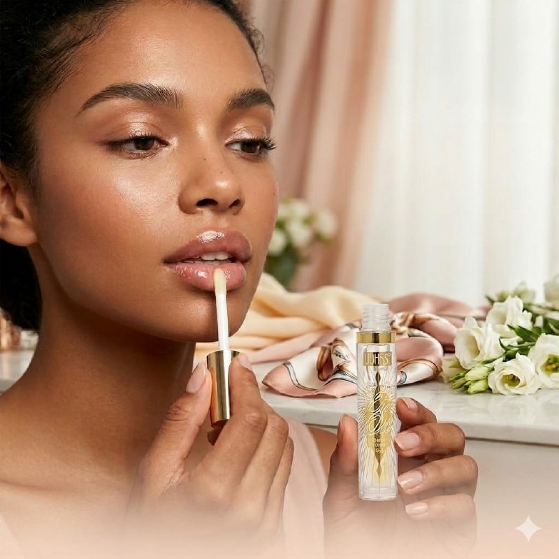 BRILLO LABIAL ACEITE RECONFORTANTE PARA LABIOS INSTANTANEO LIGERO HIDRATANTE CON ACIDO HIALURONICO USHAS 2G
