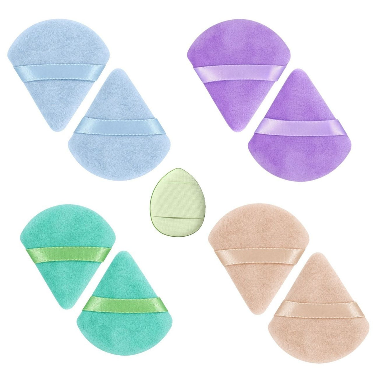 SET DE 12 ESPONJAS BORLAS PARA MAQUILLAJE SWEET BEAUTY