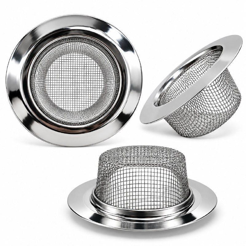 FILTRO DE ACERO INOXIDABLE PARA DESAGÜE DE FREGADERO IDEAL KITCHEN 11.3CM