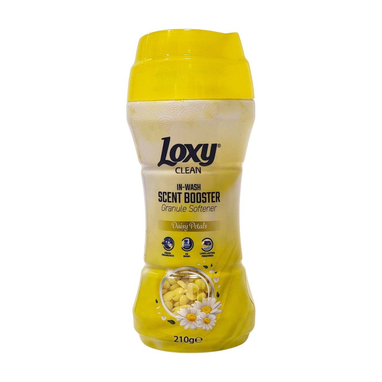 POTENCIADOR DE AROMA Y SUAVIZANTE PARA LAVANDERIA CON AROMA A MARGARITA LOXY 210G