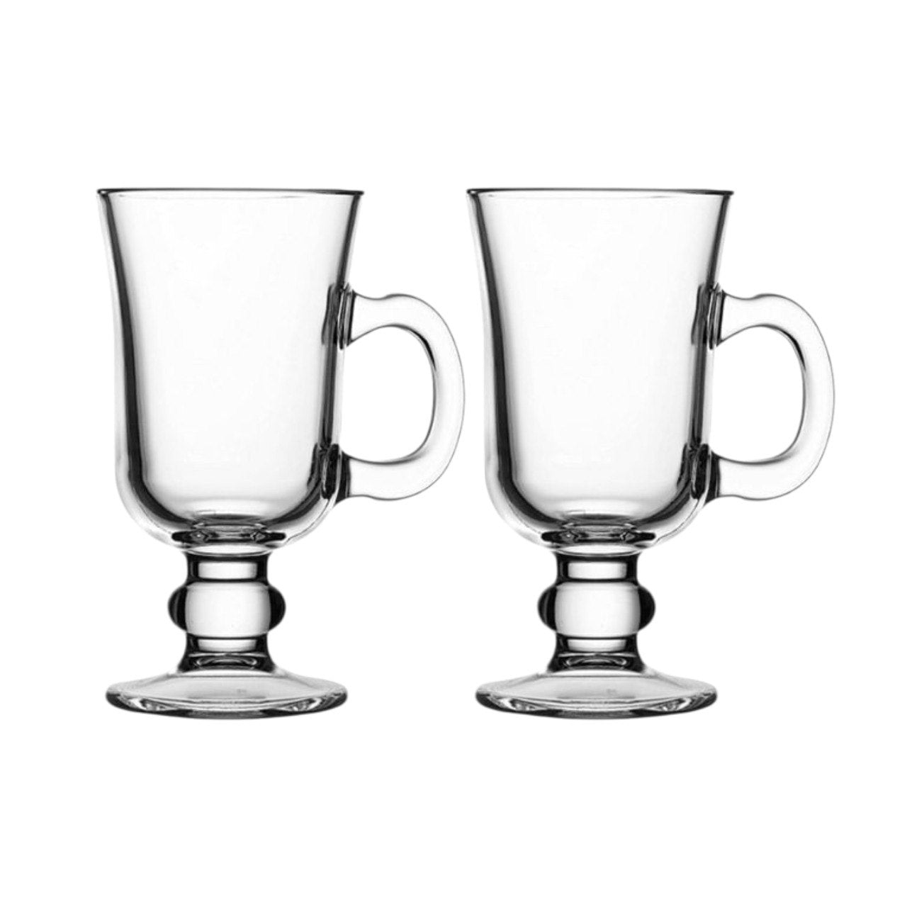 SET DE TAZAS DE CRISTAL ESPECIALIZADAS PARA CAFE IRLANDES 2UND PASABAHCE 230MLX2