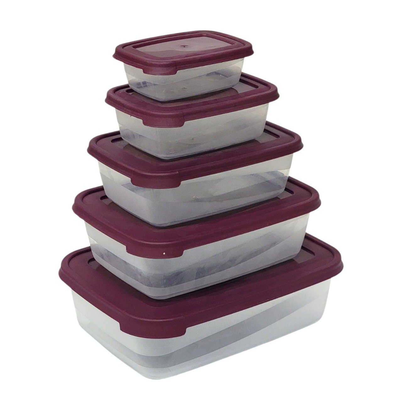 SET DE RECIPIENTES PANAS PARA ALIMENTOS MULTIUSOS 5PCS BAGER