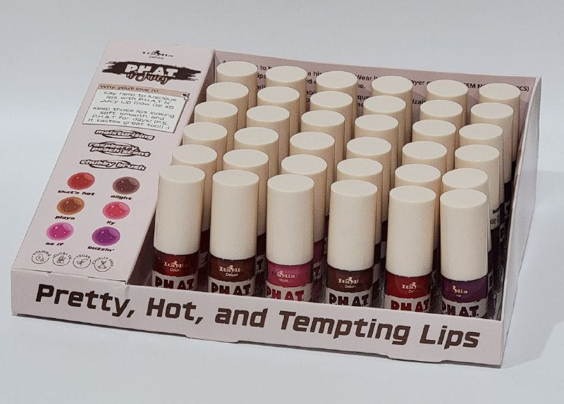 ACEITE DE LABIOS CON SABOR AGRADABLE 6 TONOS ITALIA DELUXE PHAT N JUICY 3.5ML