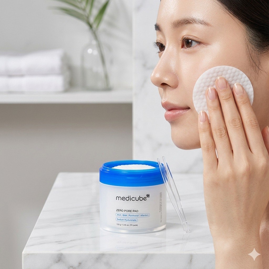 ALMOHADILLAS TONICAS EXFOLIANTES Y PERFECCIONADORASA DE POROS MEDICUBE 155G