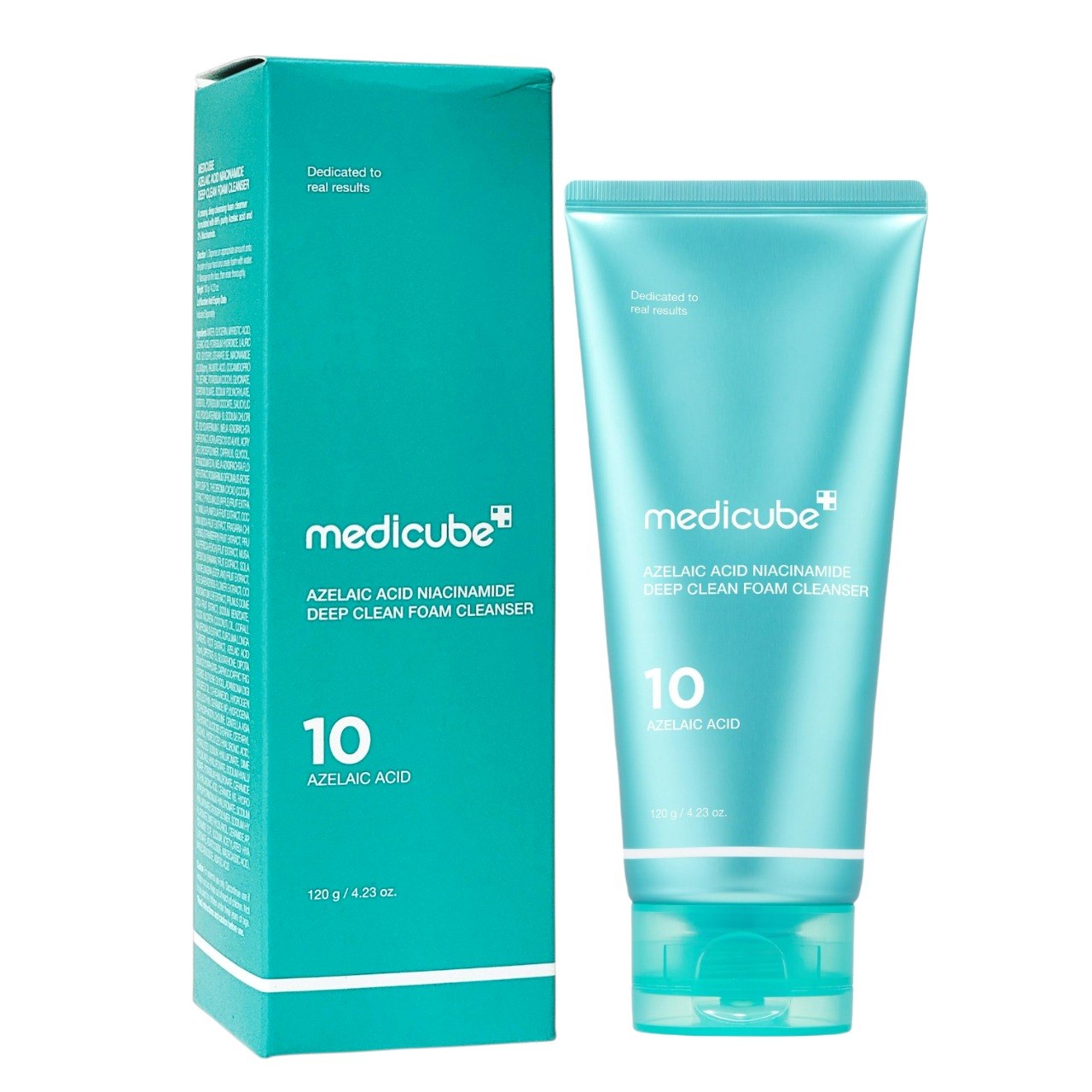 LIMPIADOR FACIAL COREANO EQUILIBRANTE CON ACIDO AZELAICO Y NIACINAMIDA MEDICUBE 120G