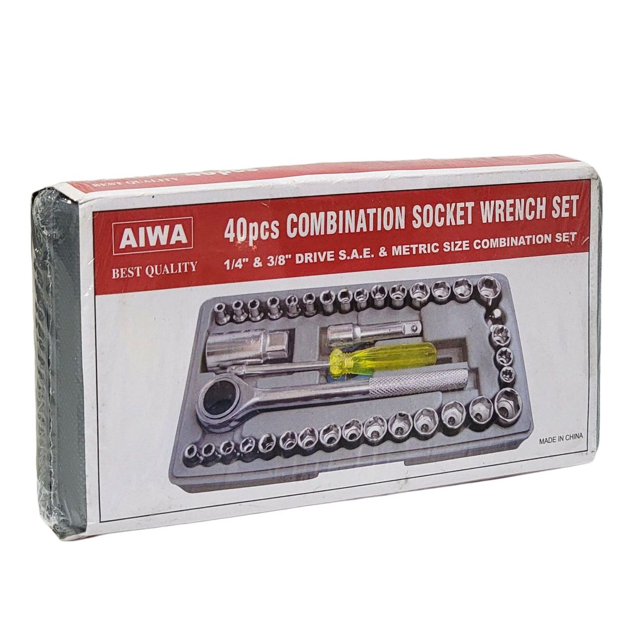 JUEGO DE HERRAMIENTAS PROFESIONALES PARA BICICLETAS Y COCHES 40UND AIWA