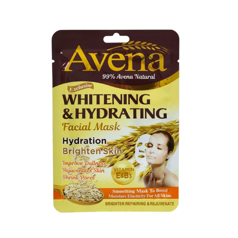 MASCARILLA FACIAL BLANQUEADORA E HIDRATANTE CON EXTRACTO DE AVENA Y ACIDO HIALURONICO FRUIT OF THE WOKALI 30ML