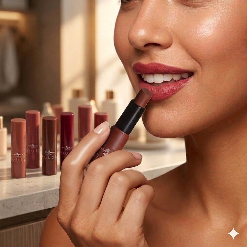 BRILLO LABIAL MATE SUAVE CON PIGMENTOS PUROS DE CALIDAD Y LARGA DURACION ITALIA DELUXE 3G