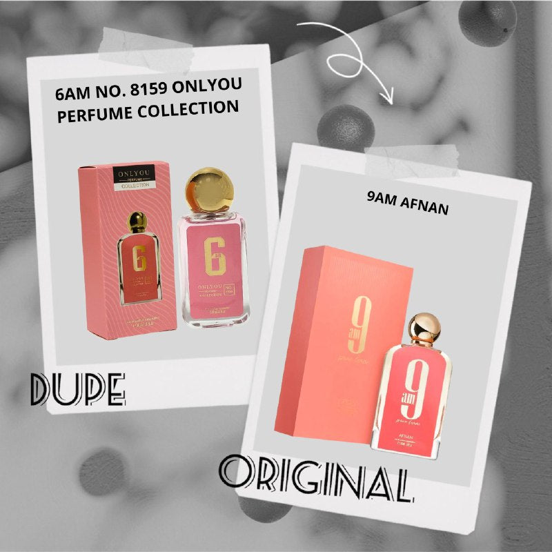 NO 8159 ONLYOU PERFUME COLLECTION EDP 30ML (M) (AROMA SIMILAR AFNAN 9AM FEMME)