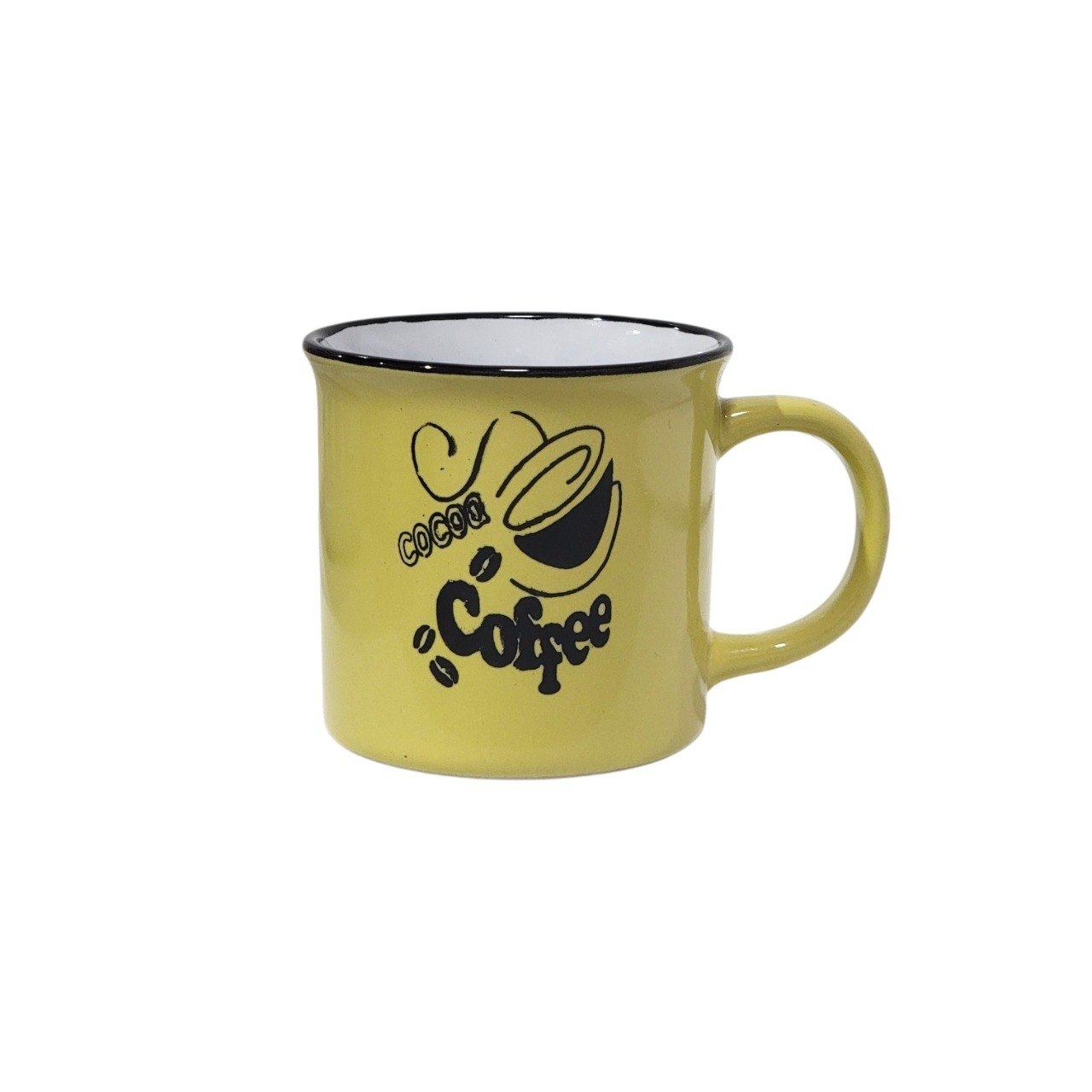 TAZA DE CERAMICA CLASICA PREMIUM CON ACABADO FILTRADO 7CM