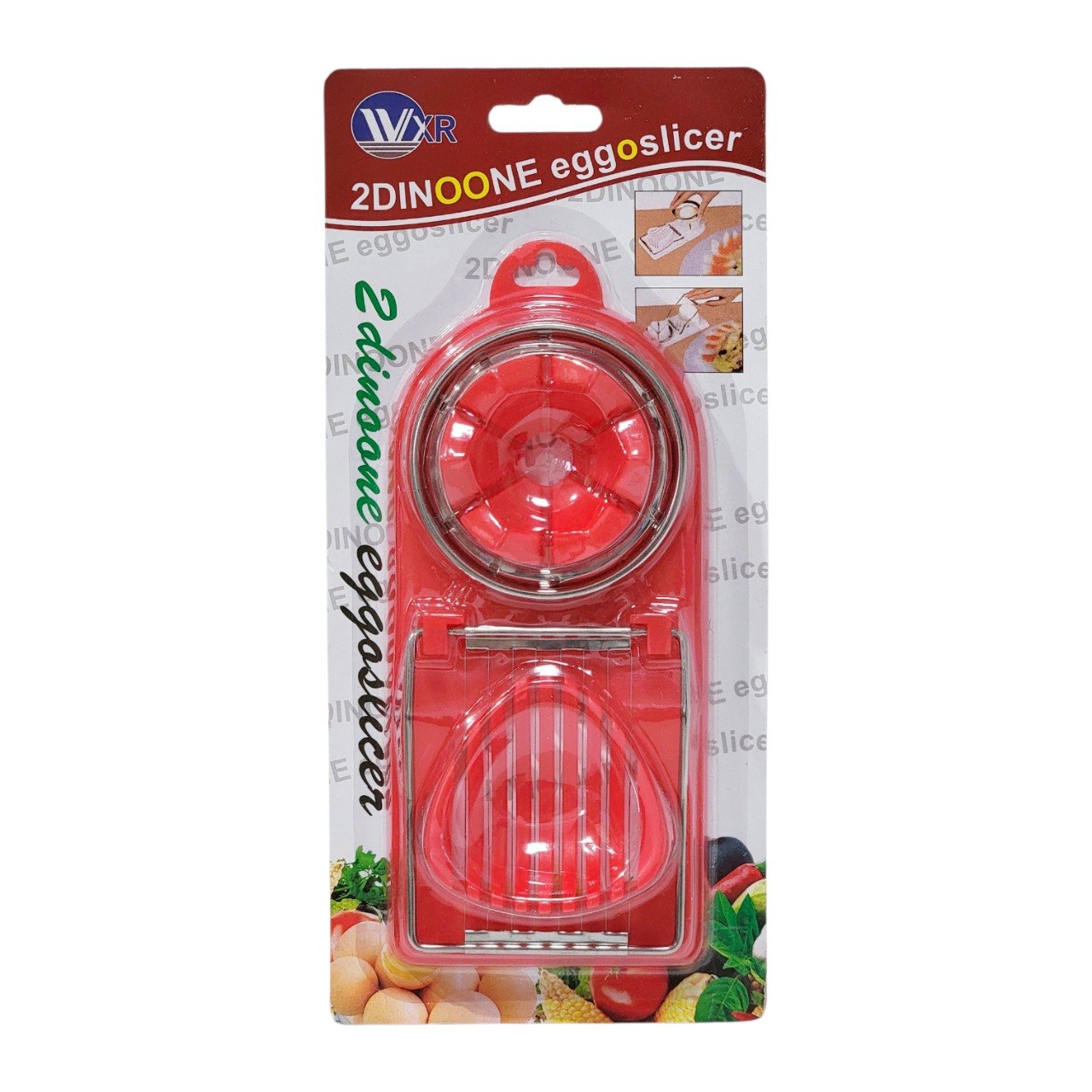 REBANADOR DE HUEVOS MULTIFUNCIONAL DE PRECISION 2 EN 1 VXR 20X8CM