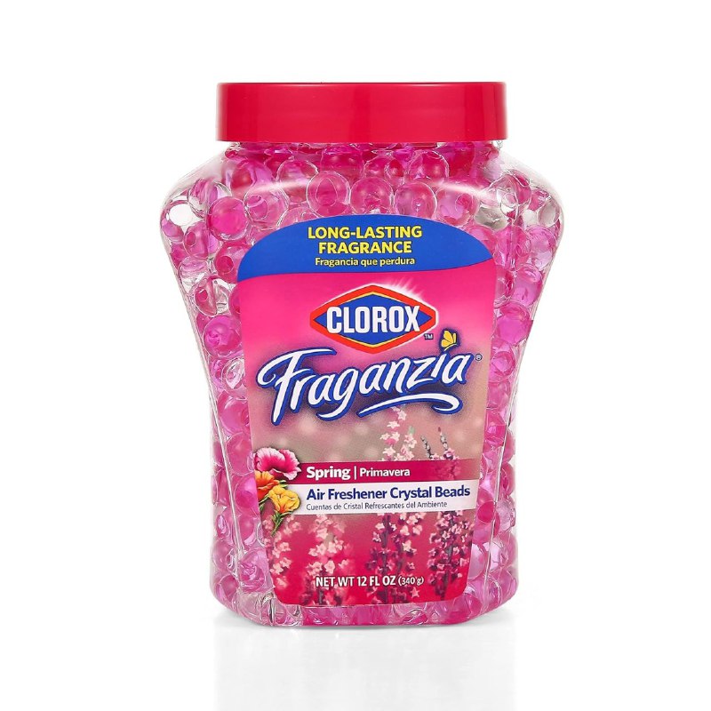 DETERGENTE PERLAS AMBIENTADORAS AROMA A PRIMAVERA 340G, ELIMINADORAS DE OLORES, FRAGANCIA QUE PERDURA, CLOROX FRAGANZIA