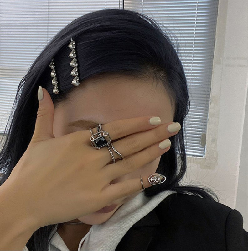 GANCHO DECORATIVA PARA EL CABELLO METALICA