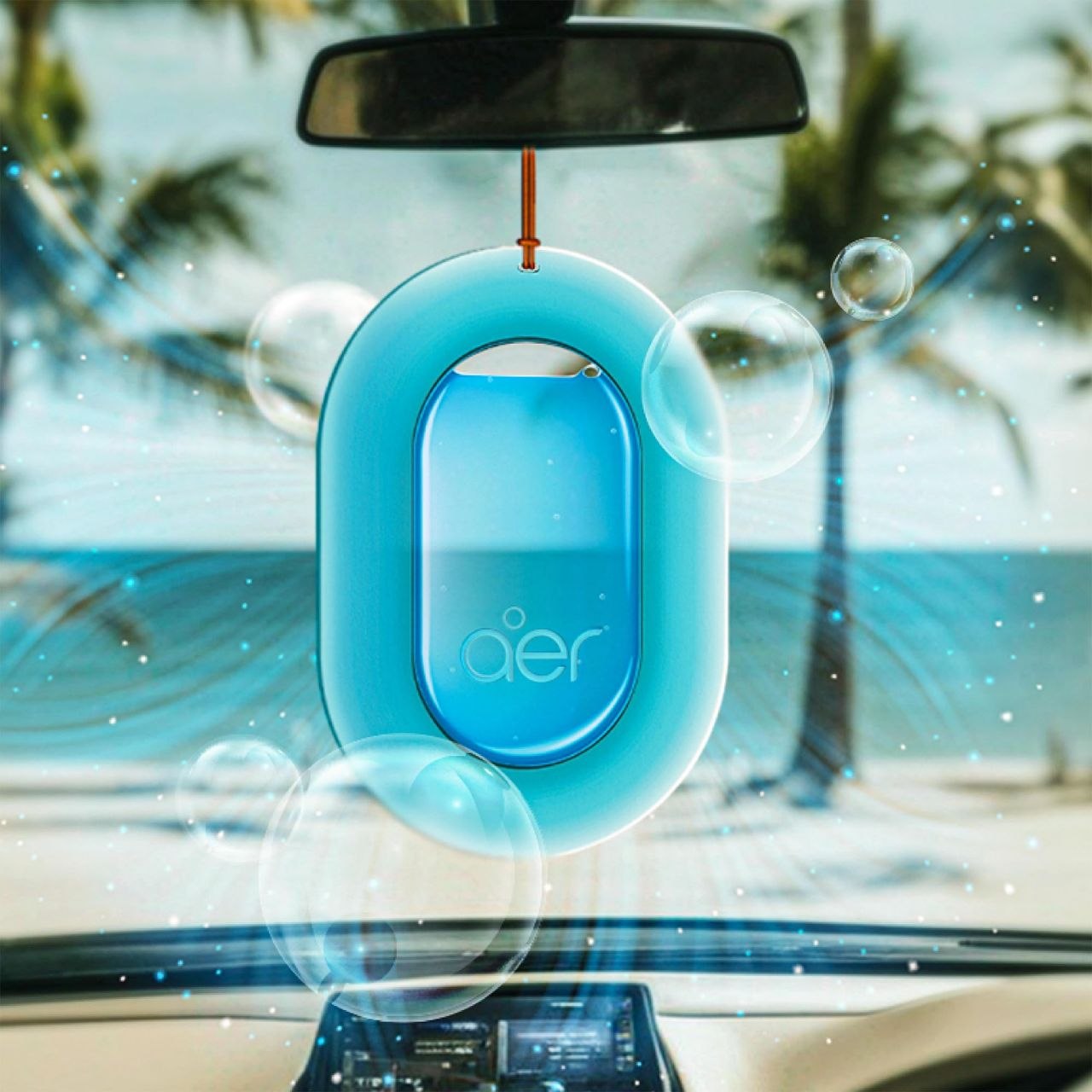 SET DE AMBIENTADORES COLGANTES PARA AUTO CON AROMAS SURTIDOS 3UND GODREJ AER 3X75G
