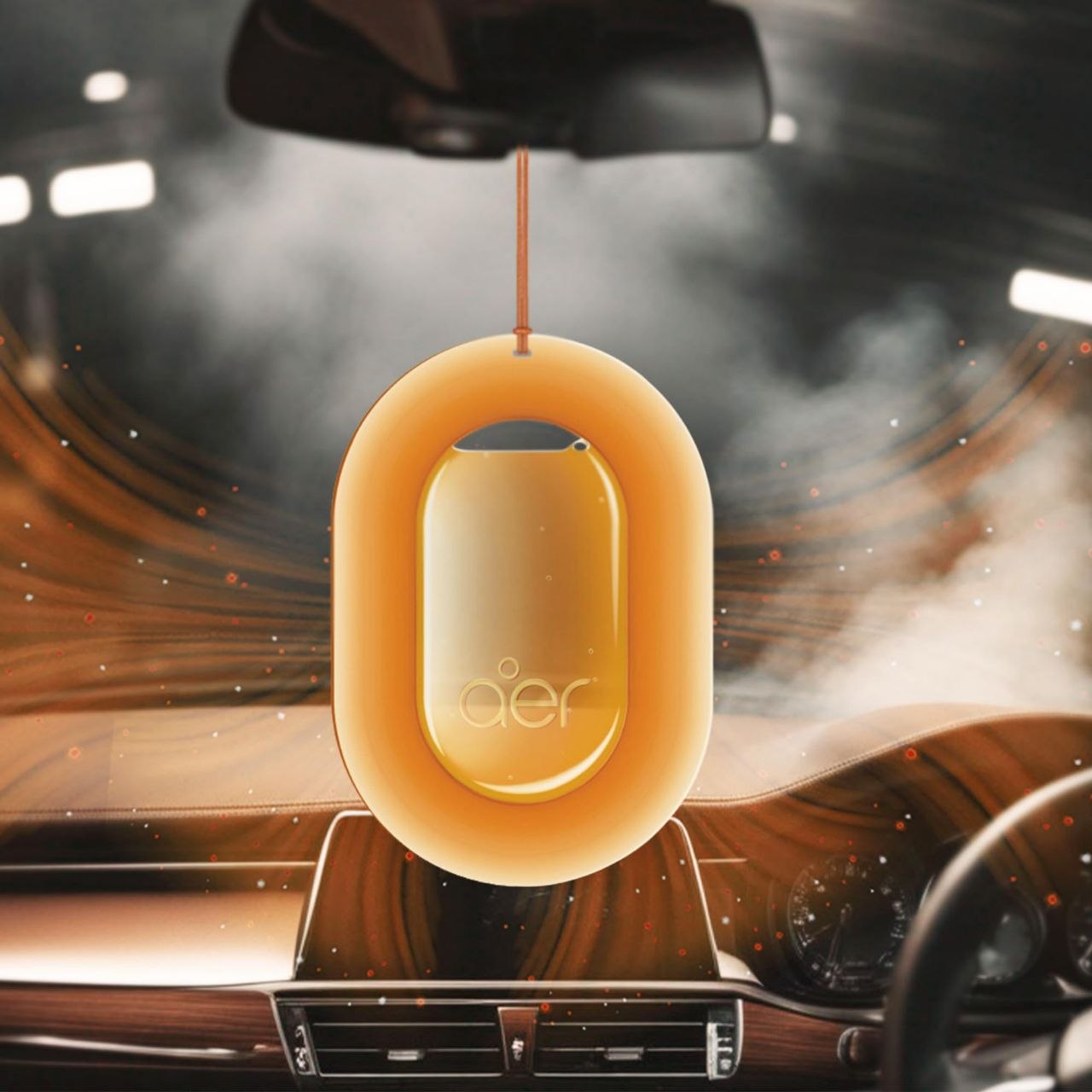 SET DE AMBIENTADORES COLGANTES PARA AUTO CON AROMAS SURTIDOS 3UND GODREJ AER 3X75G