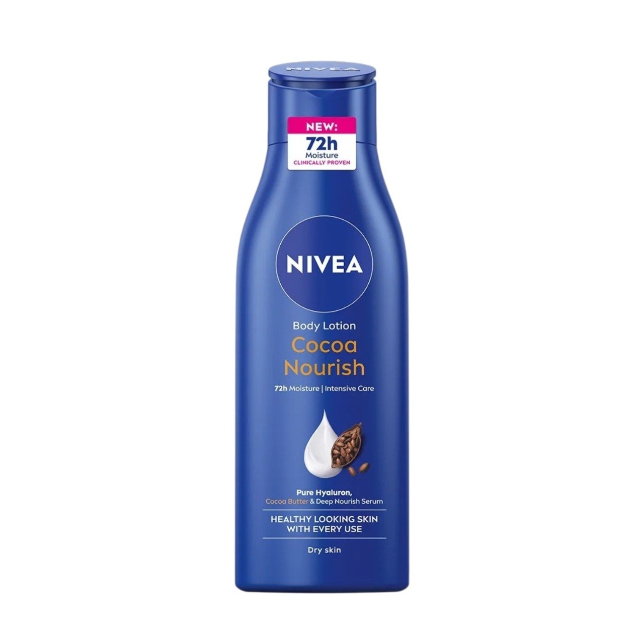CREMA CORPORAL DE HIDRATACION PROFUNDA CON MANTECA DE CACAO Y ACIDO HIALURONICO NIVEA 400ML