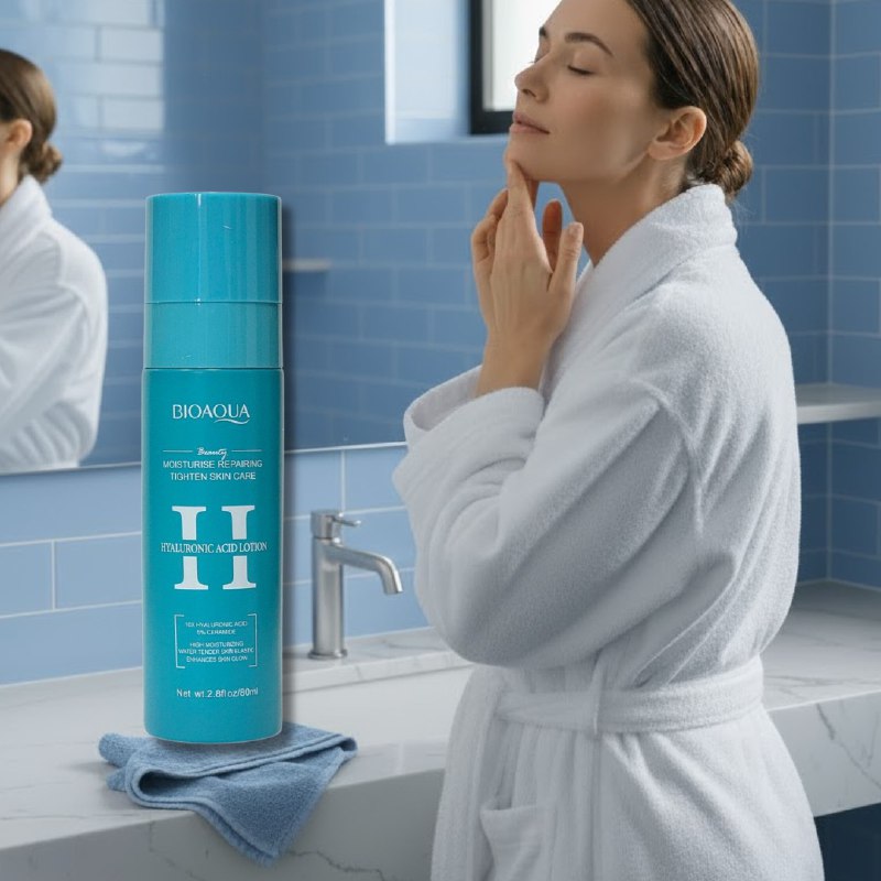 CREMA FACIAL HIDRATANTE Y REPARADORA DE ACIDO HIALURONICO BIOAQUA 80G