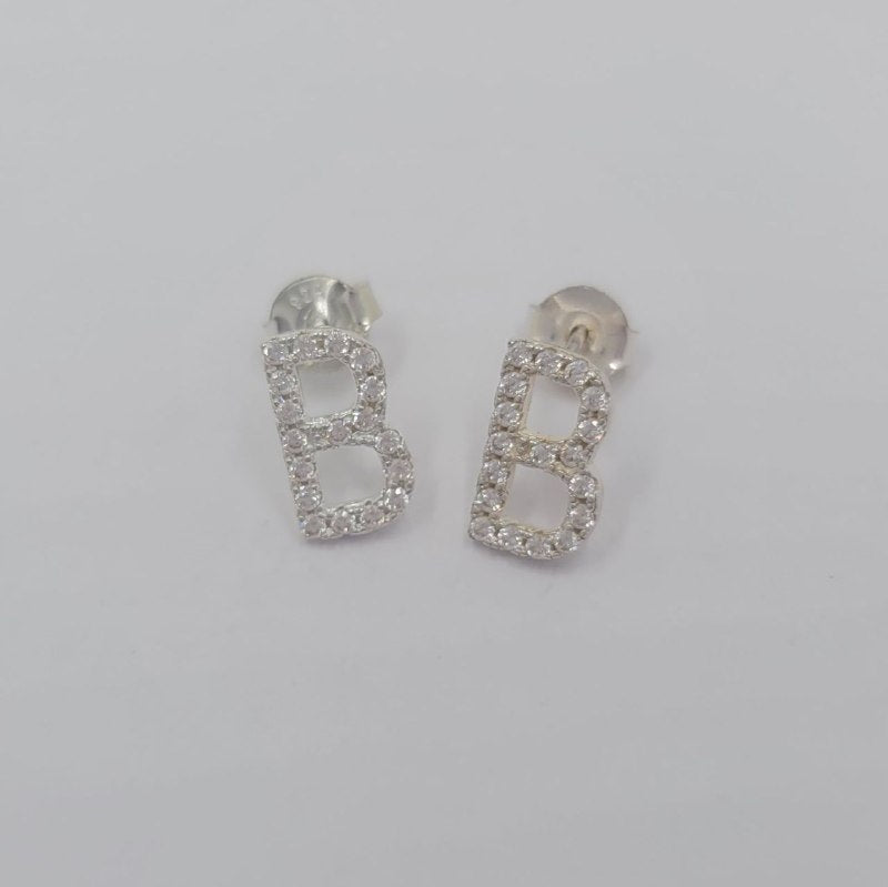 PSET2612 SET FORMA LETRA B PLATA 9.25