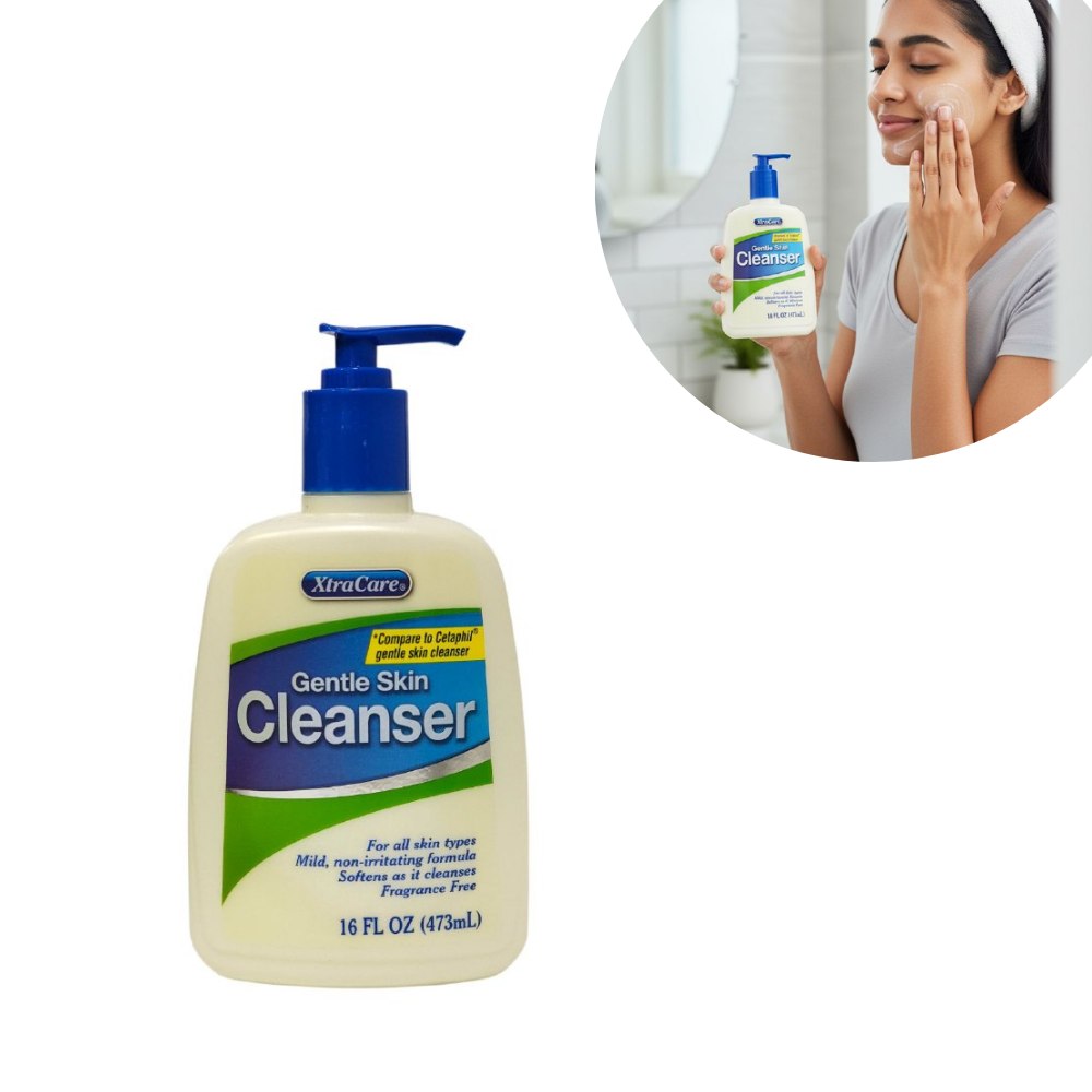 LIMPIADOR FACIAL Y CORPORAL SUAVE XTRACARE GENTLE SKIN CLEANSER SIN FRAGANCIA 473ML
