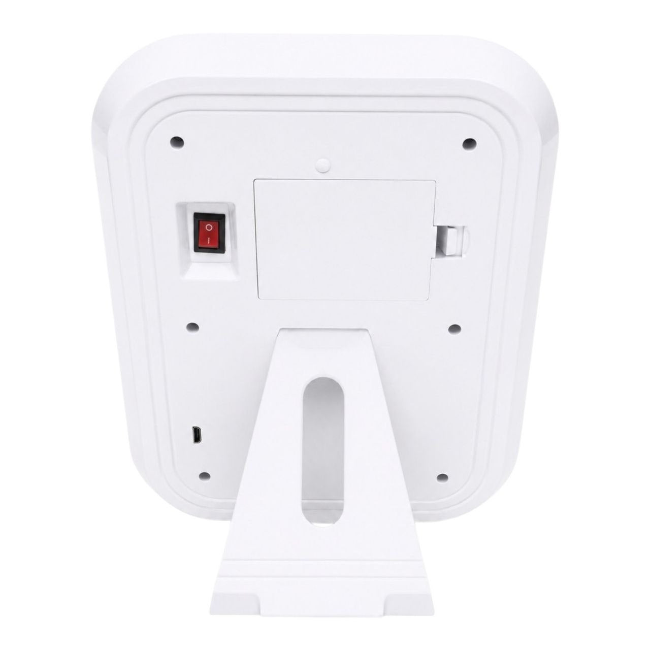 ESPEJO COSMÉTICO CON LUZ LED RECARGABLE PANTALLA PLEGABLE MULTIANGULAR CON ALIMENTACIÓN DUAL USB/BATERÍAS 20.2X16 CM