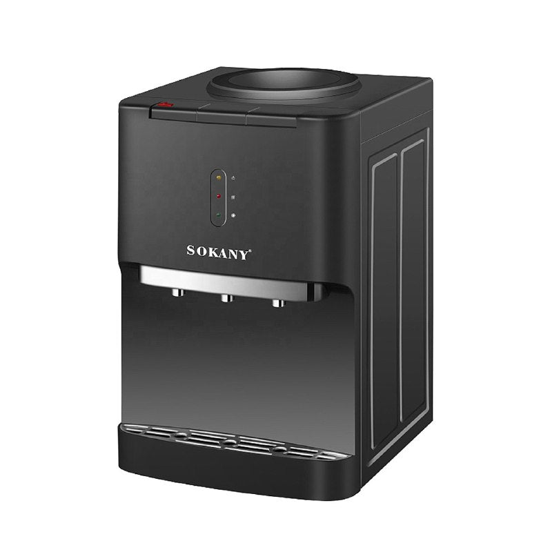 MAQUINA DISPENSADOR DE AGUA OASIS DE ACABADO NEGRO MATE ELEGANTE SOKANY