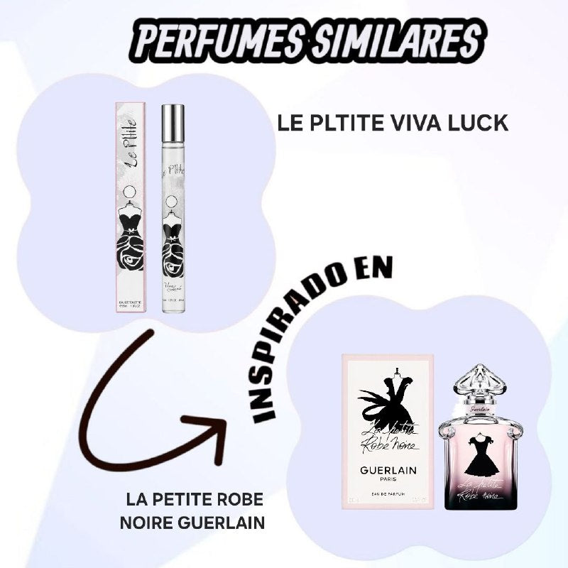 PERFUME DE TUBO LE PLTITE VIVA LUCK 35ML 1 UND (DUPE LA PETITE ROBE NOIRE GUERLAIN)