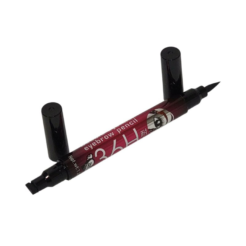 DELIENADOR DE OJOS EN LAPIZ DOBLE PUNTA ULTRAFINO, RESISTENTE AL SUDOR Y AGUA, CON EXTRACTO DE ROSA 2.4G