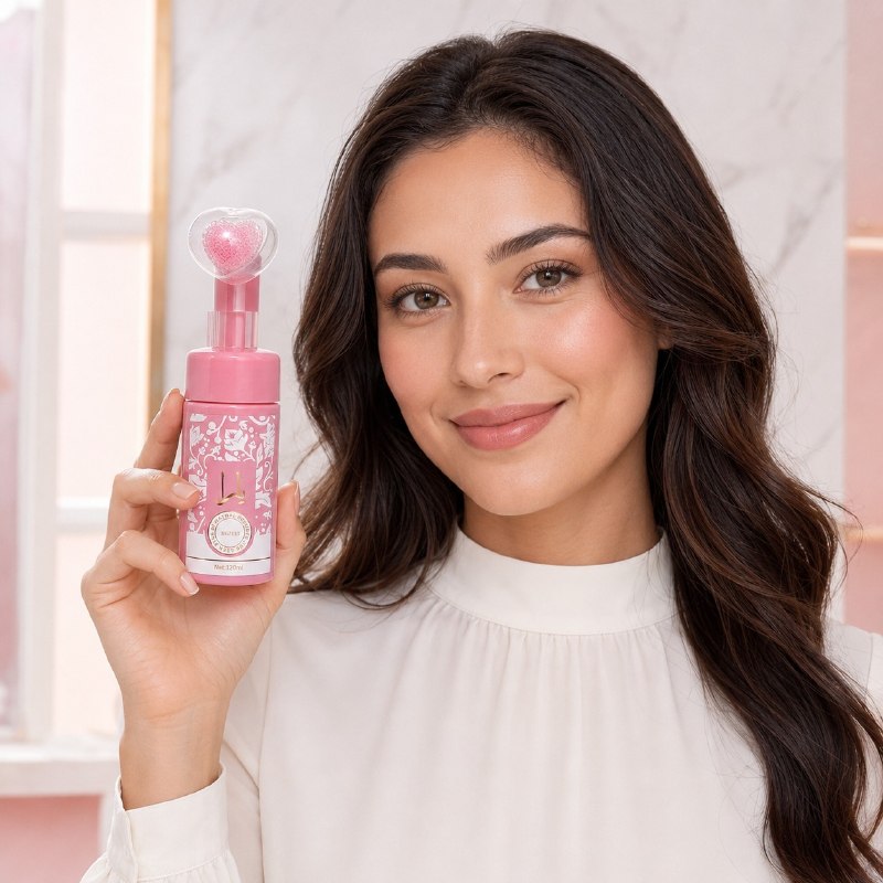 LIMPIADOR FACIAL EN ESPUMA, DESMAQUILLANTE SUAVE E HIDRATANTE HGZRLY 150ML (AROMA SIMILAR LATTAFA YARA)