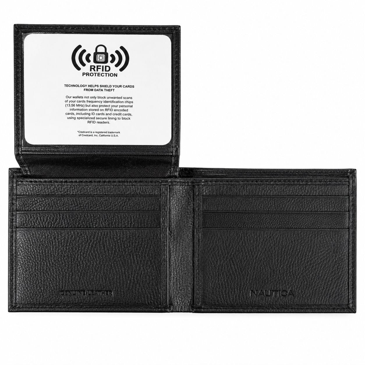 BILLETERA ORIGINAL NAUTICA CON PROTECCIÓN RFID