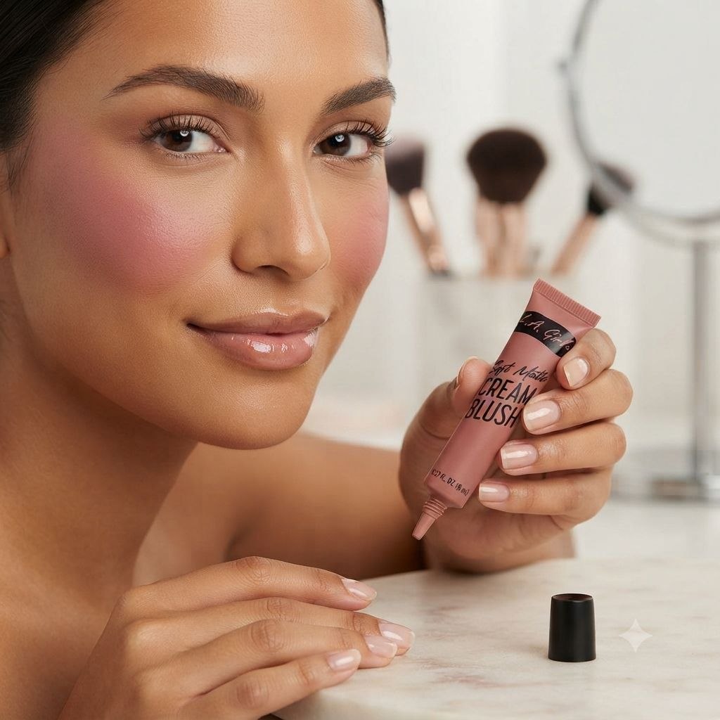 RUBOR EN CREMA MATE LARGA DURACION TONO GBL442 GRACE SOFT MATTE CREAM BLUSH L.A. GIRL 8ML