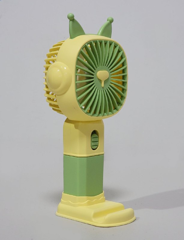 VENTILADOR DE MANO O MESA RECARGABLE CON SOPORTE PARA CELULAR LINGPAN