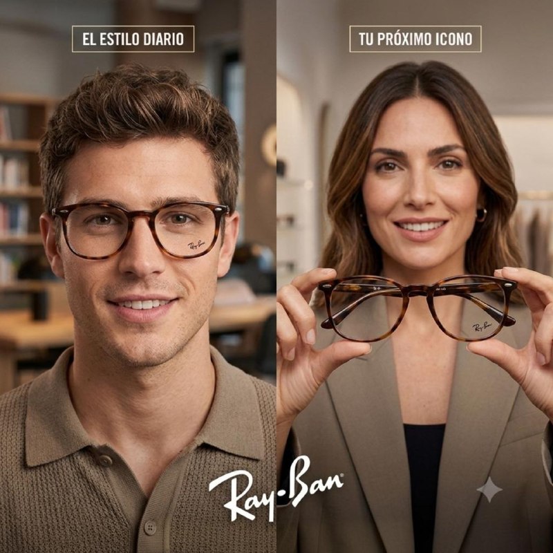 LENTES ORIGINALES PARA GRADUAR UNISEX RAY BAN