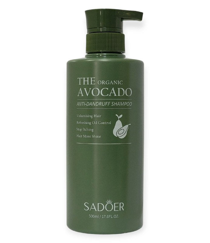SHAMPOO  ANTICASPA CON EXTRACTO DE AGUACATE ORGANICO 500ML