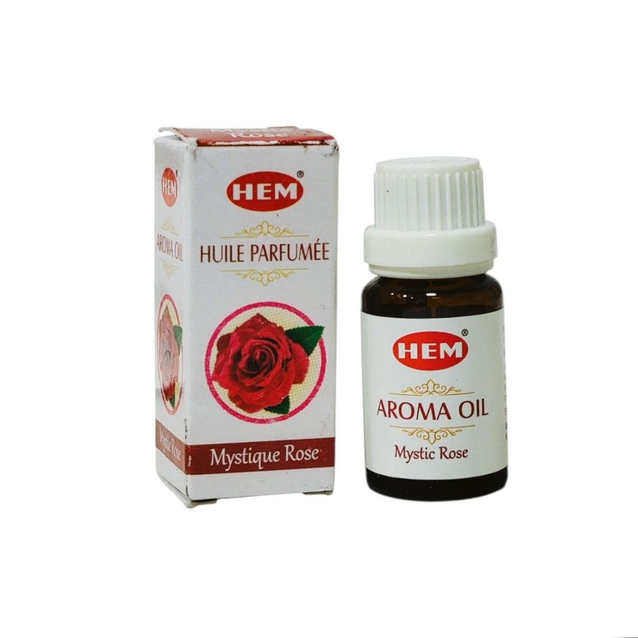 ACEITE AROMÁTICO FRAGANCIA MYSTIQUE ROSE ACEITE NATURAL Y VEGANO HEM 10ML