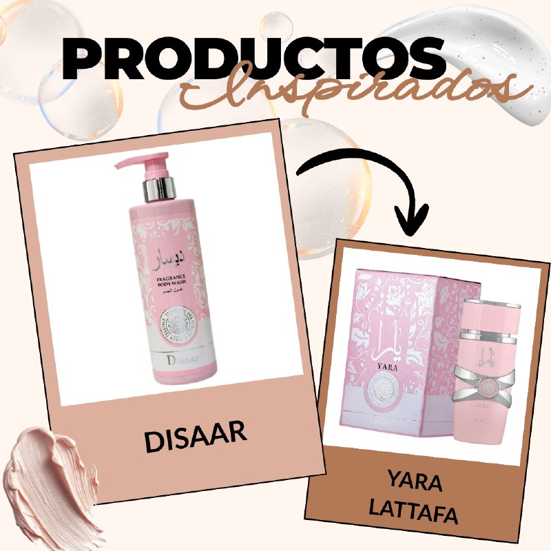 GEL DE DUCHA CORPORAL AROMATICO E HIDRATANTE DISAAR 320ML (AROMA SIMILAR LATTAFA YARA)