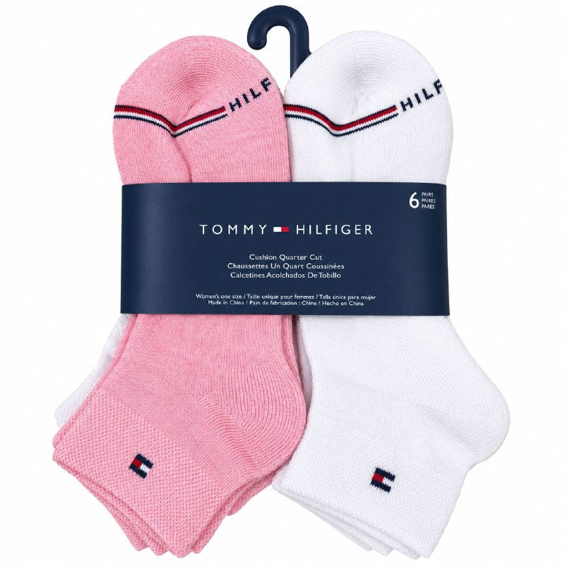 CALCETA TOBILLERA TOMMY HILFIGER PARA MUJER 6 PARES TALLA ÚNICA