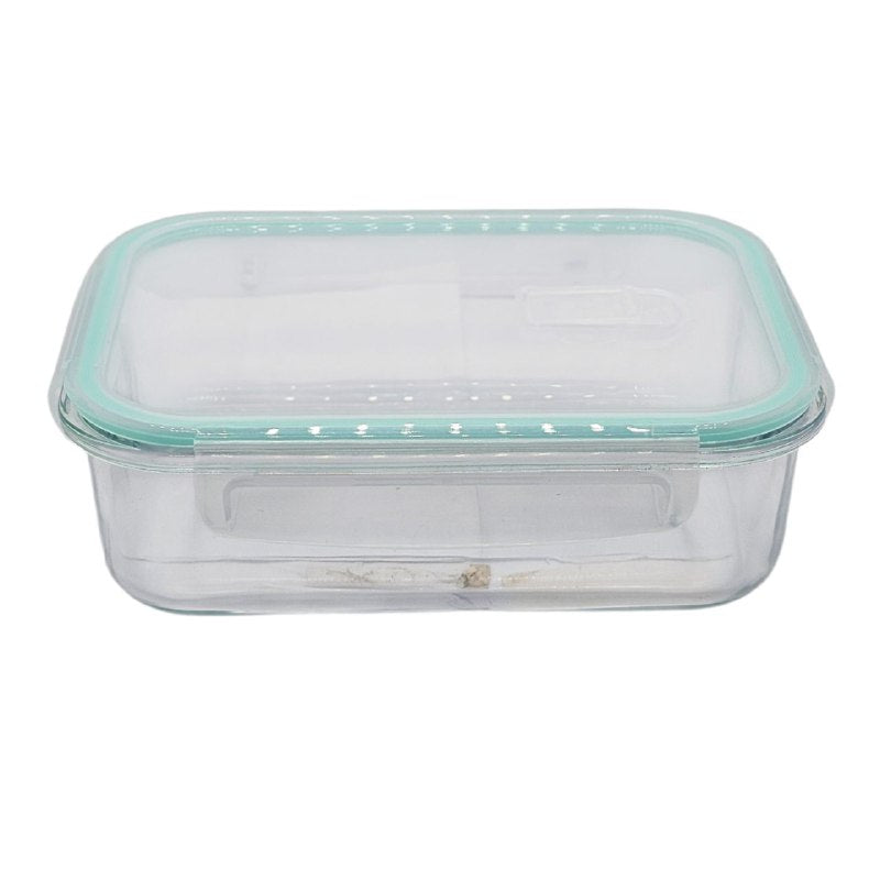 SET DE RECIPIENTES PANAS DE ALIMENTOS DE VIDRIO HERMETICOS 3PCS LOCK FRESH