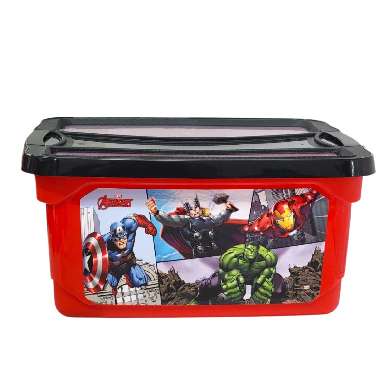 ORGANIZADOR CAJA DE ALMACENAMIENTO ORGANIZADORA PARA NIÑOS DE MARVEL LOS VENGADORES 18.5X35X42CM