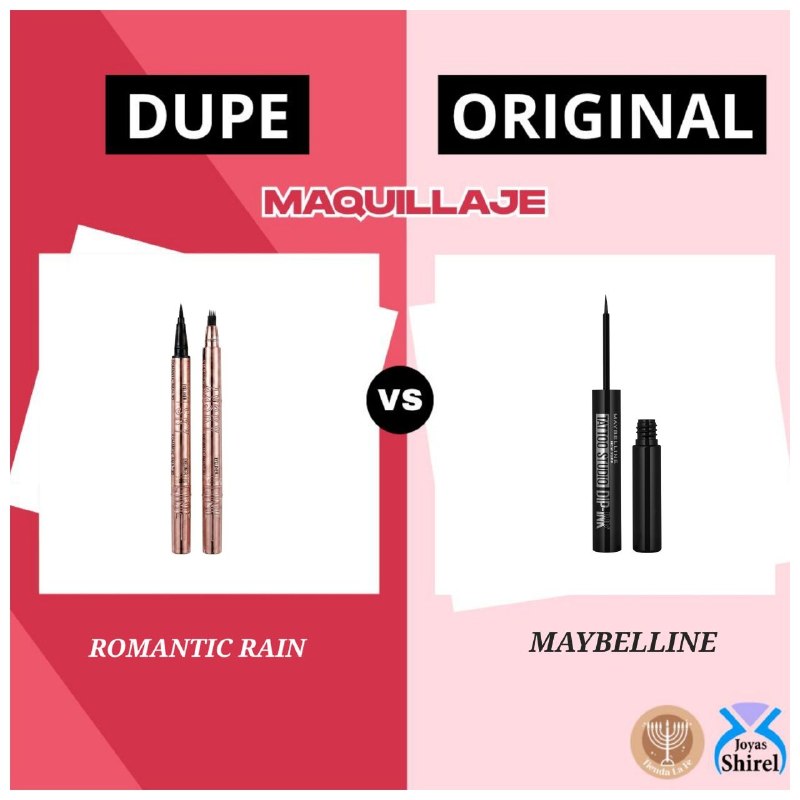 DELINEADOR DE OJOS Y CEJAS 2 EN 1 RESISTENTE AL AGUA ROMANTIC RAIN (DUPE DE MAYBELLINE)