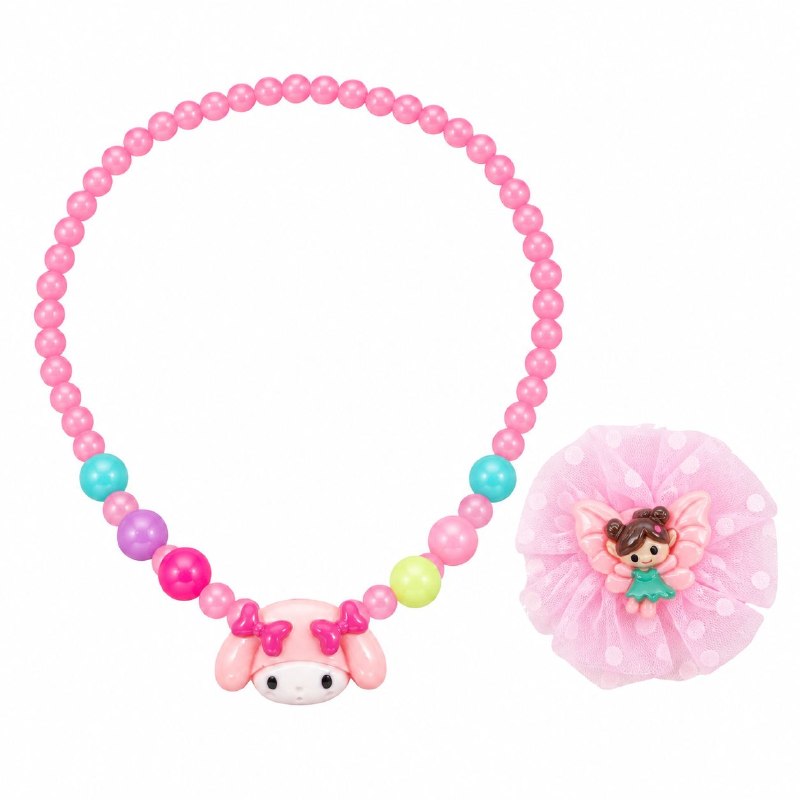 SET DE COLLAR Y ACCESORIO PARA CABELLO INFANTIL PARA NIÑAS HAOKKANG