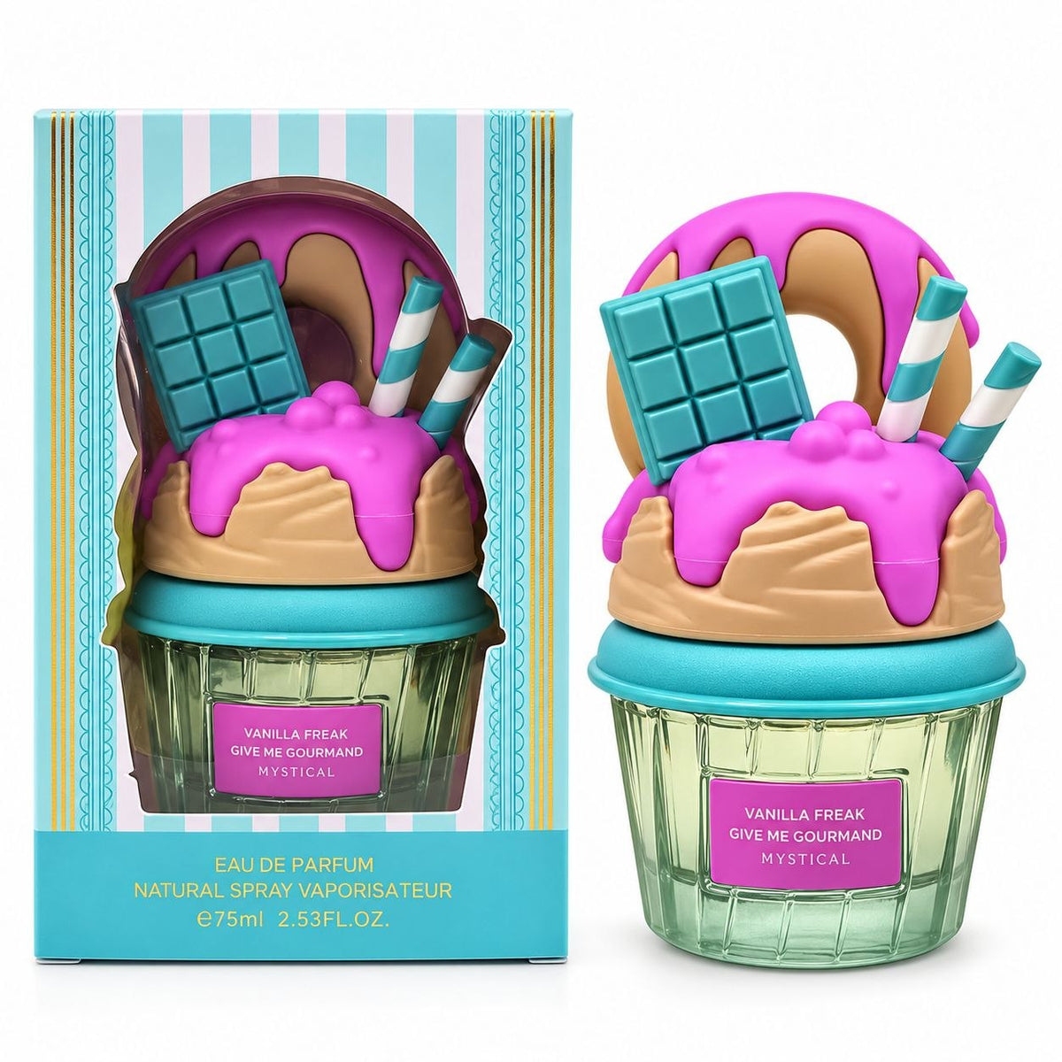 GIVE ME GOURMAND VANILLA FREAK EDP 75ML (M) (AROMA SIMILAR A MYSTICAL)