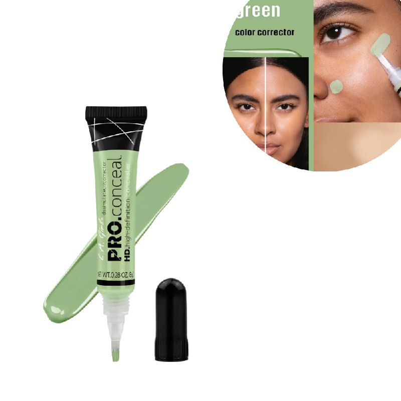 CORRECTOR DE COLOR LÍQUIDO COLOR VERDE TONO GC992 PRO CONCEAL L.A. GIRL 8G