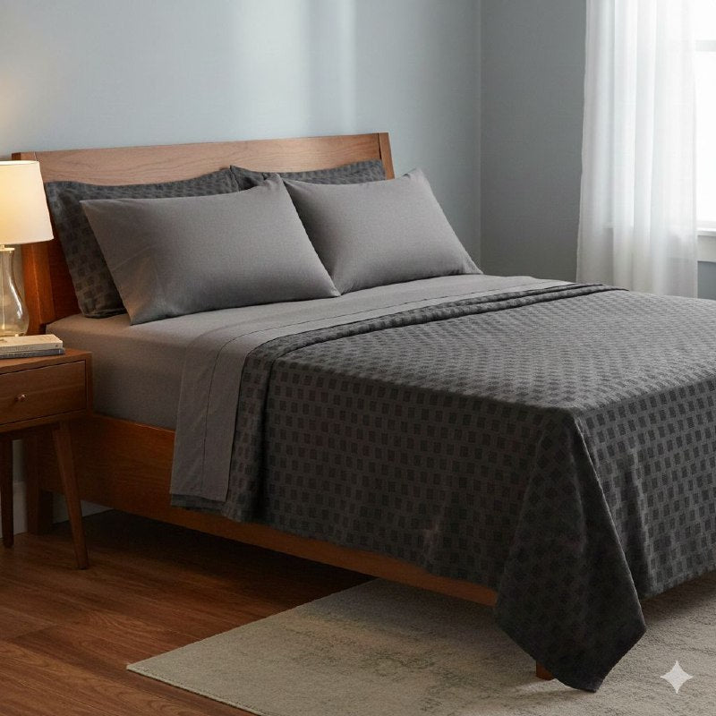 JUEGO DE SABANAS CAMERA DE 4 PIEZAS UNIPERSONAL BENELI HOME, 30 ESTILOS