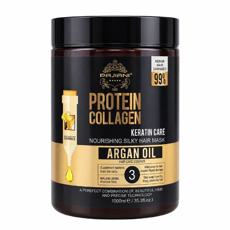 MASCARILLA CAPILAR PAJIANI PROTEIN COLLAGEN KERATIN CARE Y ARGAN OIL 1000ML
